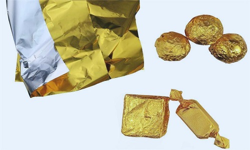 gold aluminum foil for food