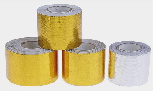 gold aluminum foil used for wraps