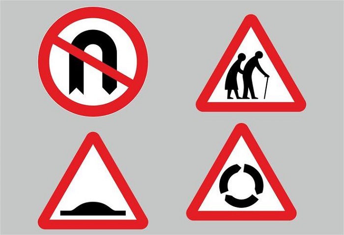aluminum circle used for road sign