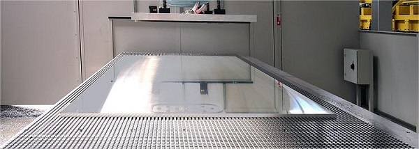 standard production process of aluminum plate